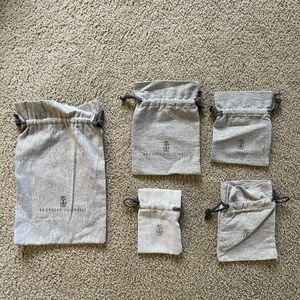 Assorted Brunello Cucinelli Travel Bags and Jewelry Organizers